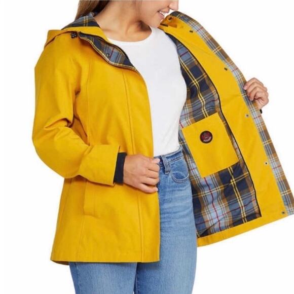Pendleton Womens Waterproof Breathable Rain Trail Jacket Size Small Yellow - Picture 2 of 15